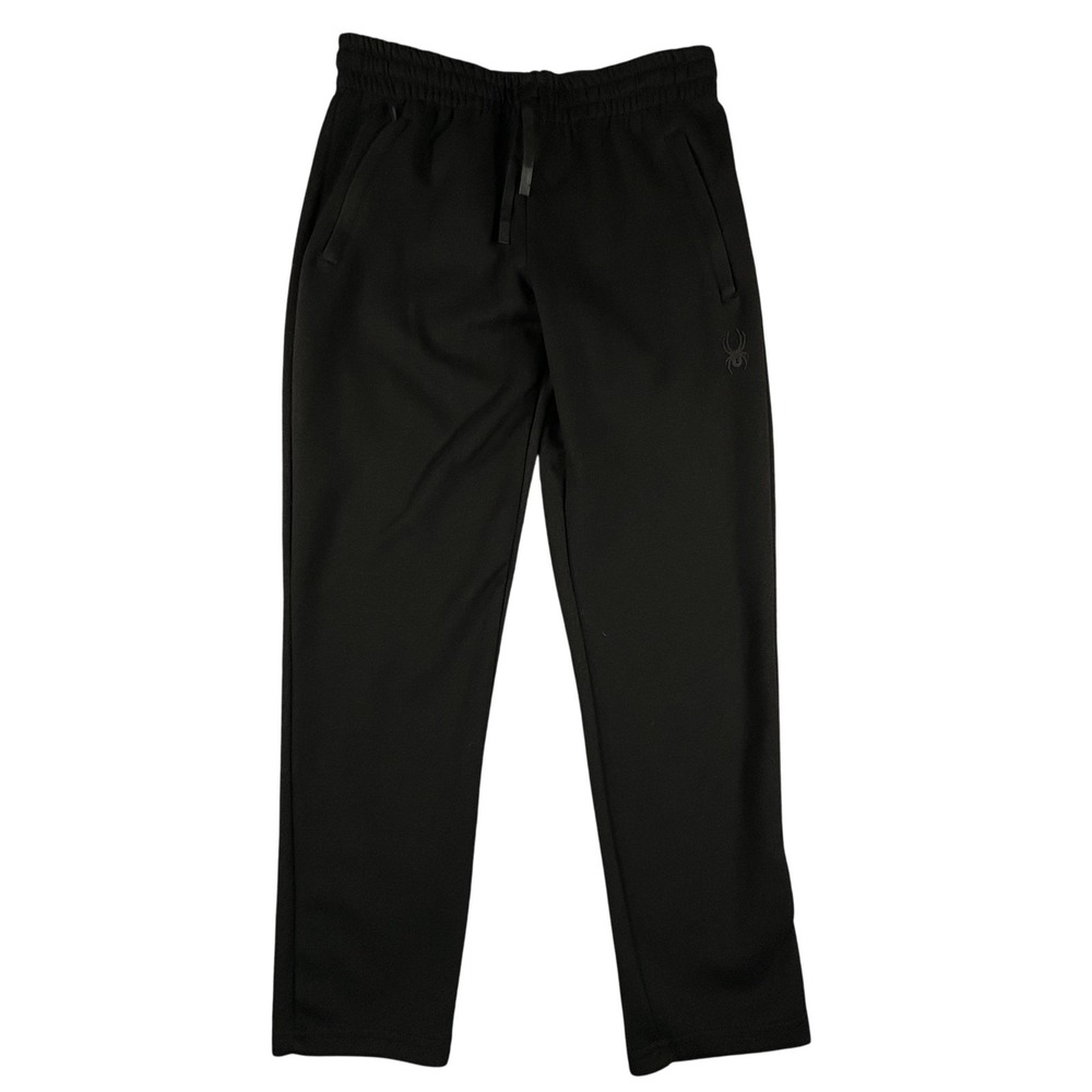 Spyder Active Pants‎ Mens Small Black ProWB Zip Pocket Athletic Stretch Training